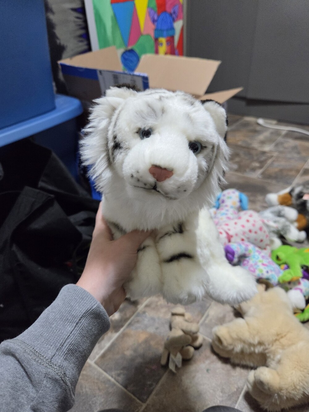 Ganz Webkinz Signature White Bengal Tiger Plush White Tiger Stuffed Animal